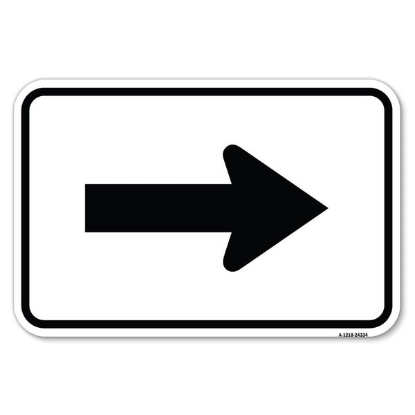Signmission Safety Sign, 12 in Height, Aluminum, 18 in Length, 24334 A-1218-24334